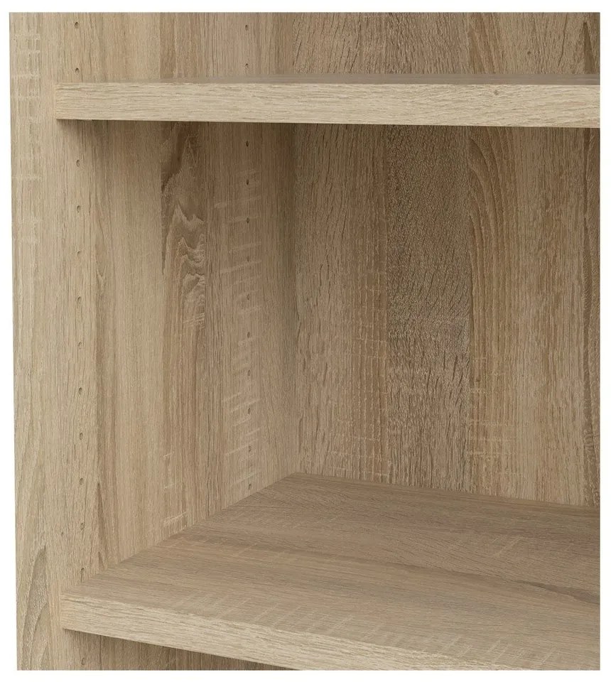Natúr színű moduláris könyvespolc tölgyfa dekorral 89x189 cm Prima – Tvilum