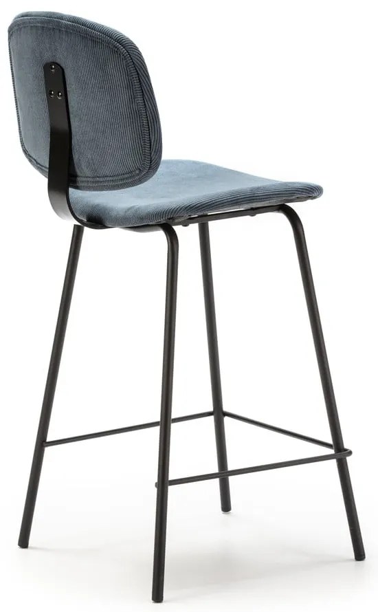 Kék bárszék szett 2 db-os (ülésmagasság 66 cm) Arus – Marckeric