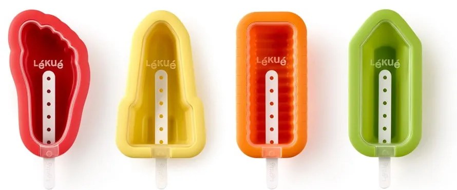 Szilikon jégkrémkészítő forma szett 4 db-os Iconic – Lékué