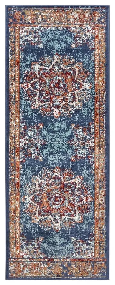 Sötétkék futószőnyeg 80x240 cm Orient Maderno – Hanse Home