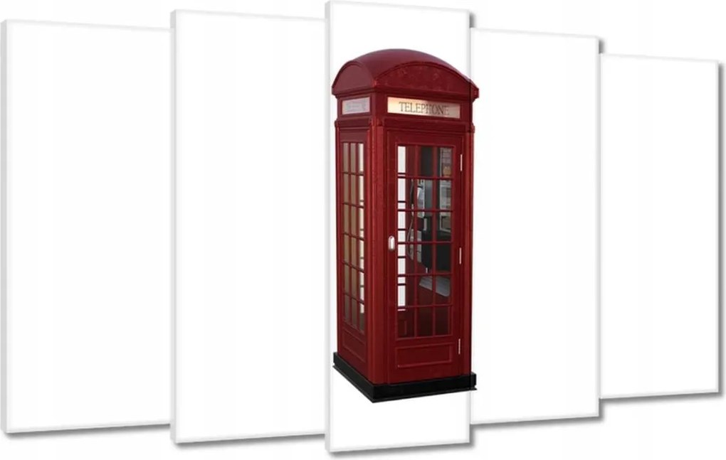 Vászonkép 100x60 Piros angol fülke