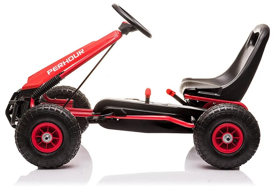 Pedálos gokart piros