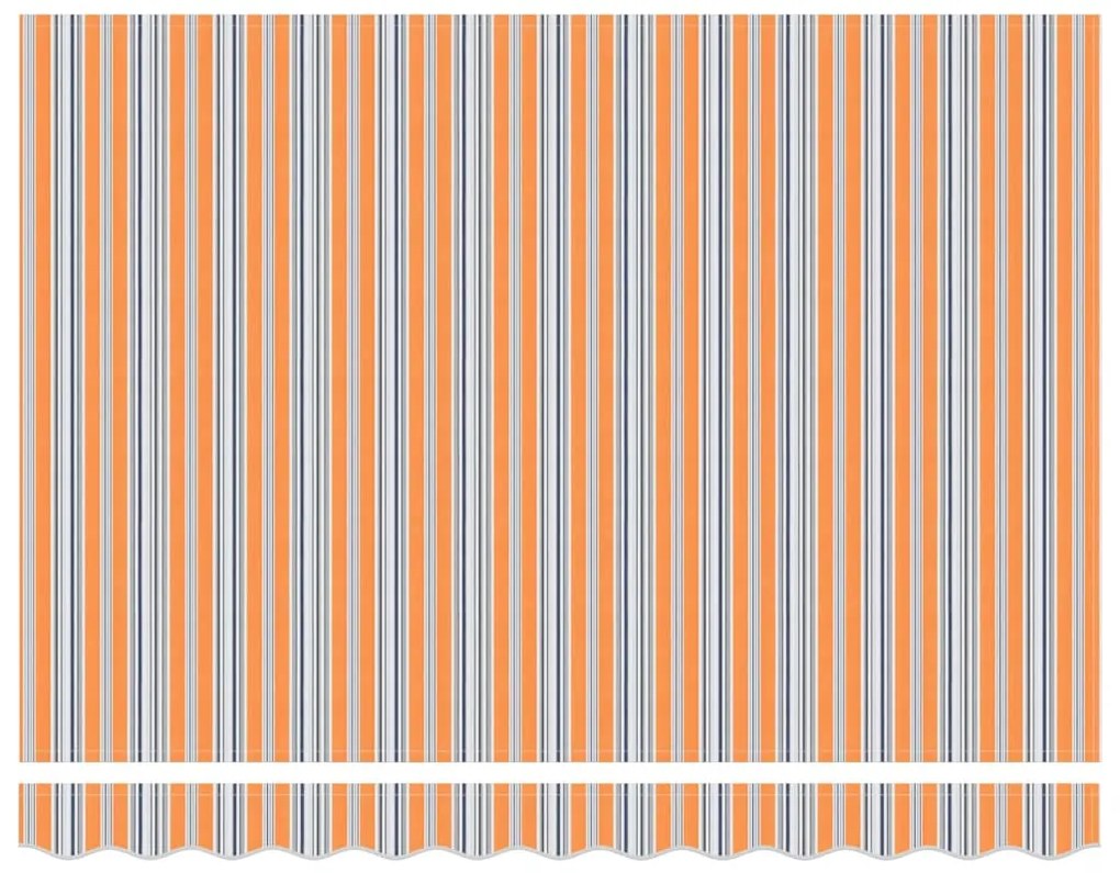 Behúzható napellenző Tarka csíkos 250x200 cm szövet