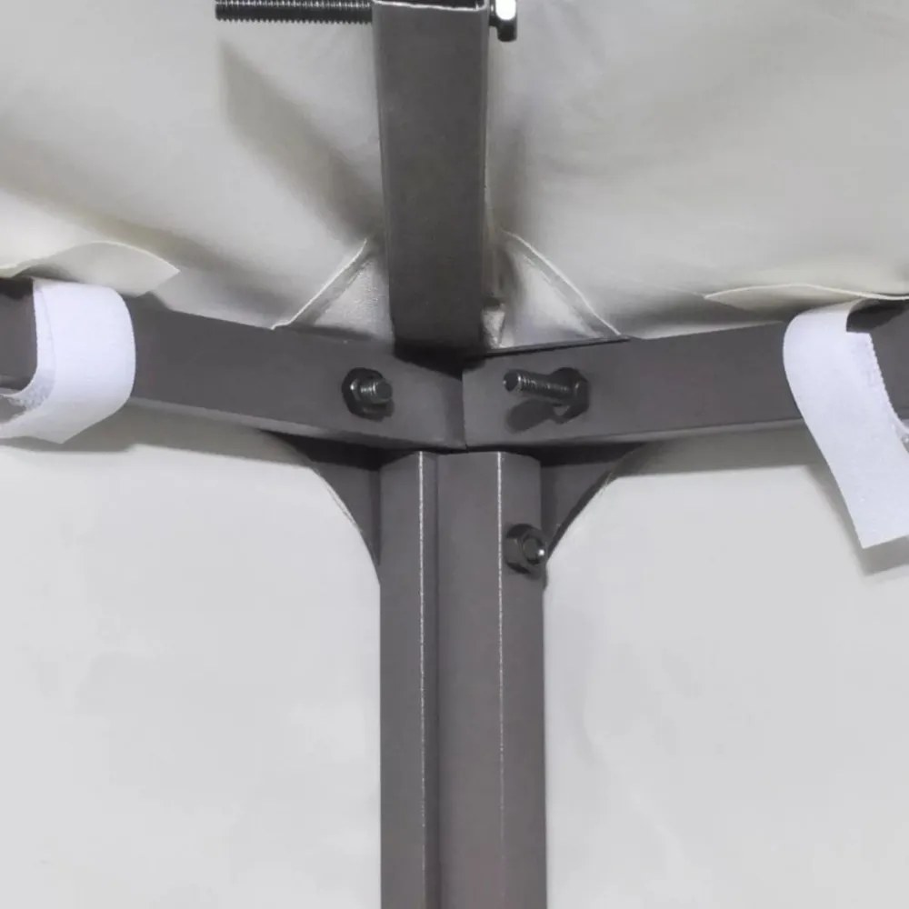 krémfehér csere pavilon ponyvatető 310 g / m² 3 x 4 m