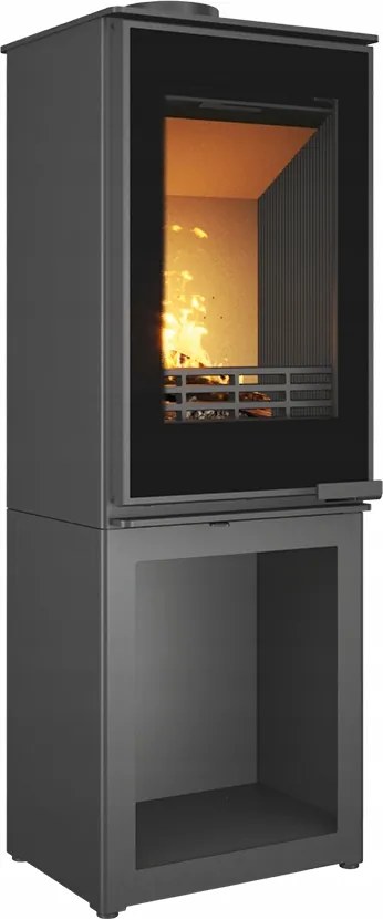 Kecske öntöttvas szabadonálló kályha acél kályha 9,5kW kandalló Venus Box Decor