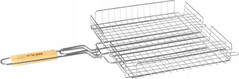 Zöldség-hús Grillező Kosár kiegészítő grillrács