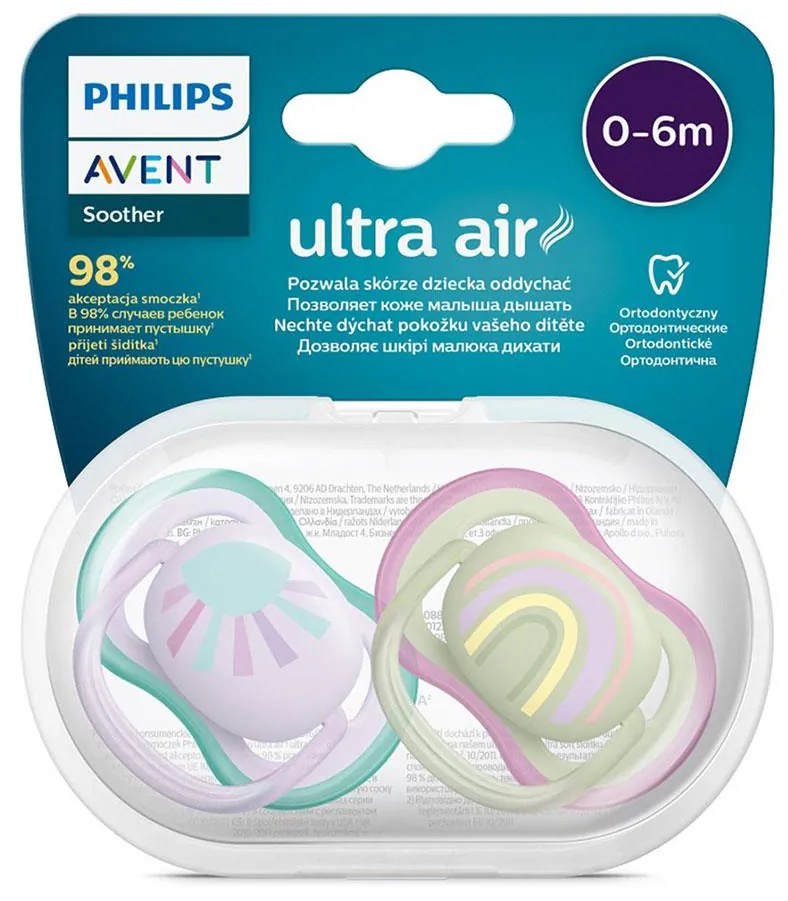 Baba cumi Ultra air Avent 0- 6 hónap 2 darab lány, vel. 0-6 h