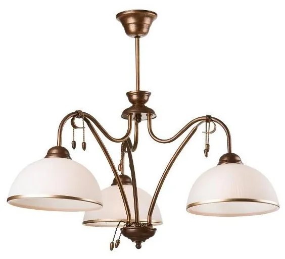 Csillár rúdon LUIZA 3xE27/60W/230V