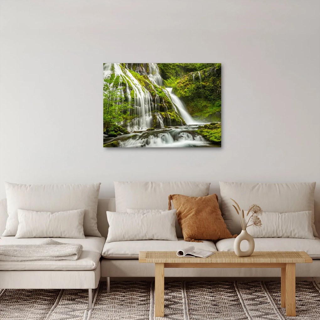 Kép - Vízesés, Wind River Valley (70x50 cm)