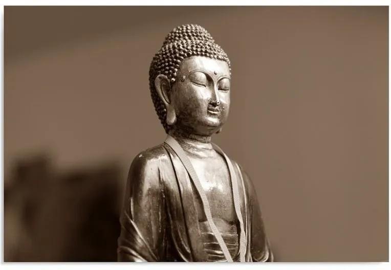 Modern kép 120x80cm &#8211; Buddha On A Brown Background 