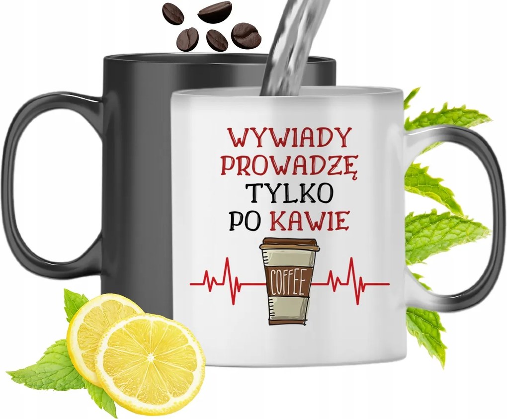 Mágikus Bögre Újságíróknak Színváltós Nyomtatott Fényképpel