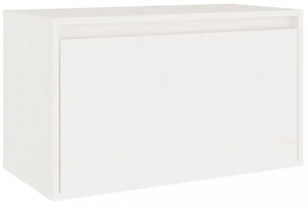 6 darab fehér tömör fenyőfa TV-szekrény