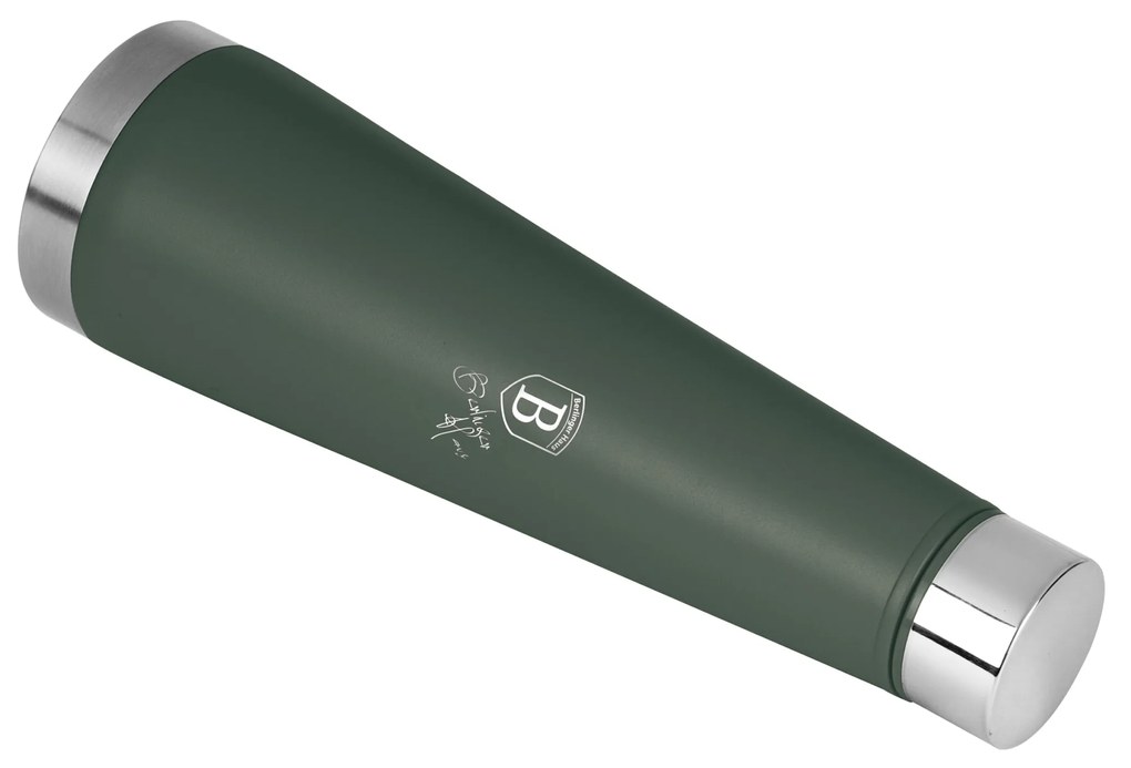 Berlinger Haus matt zöld rozsdamentes acél Palack alakú termosz 400 ml