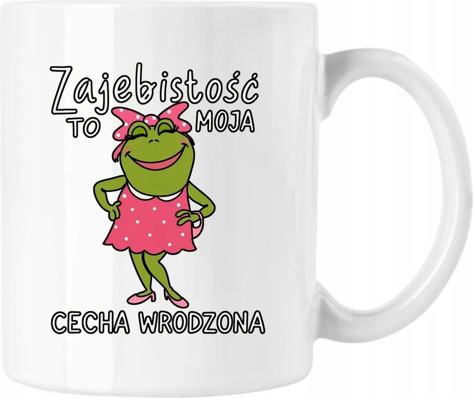 Bögre jó nő béka vicces fehér 330ml