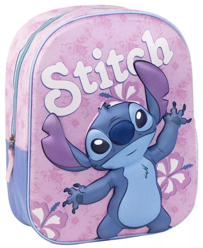 Disney Lilo és Stitch, A csillagkutya Hibiscus 3D hátizsák, táska 31 cm