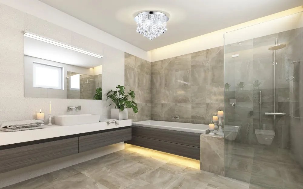 Eglo Almonte 94878 fürdőszobai mennyezeti lámpa, 4x2,5W G9 LED, 3000K, 4x360 lm, IP44