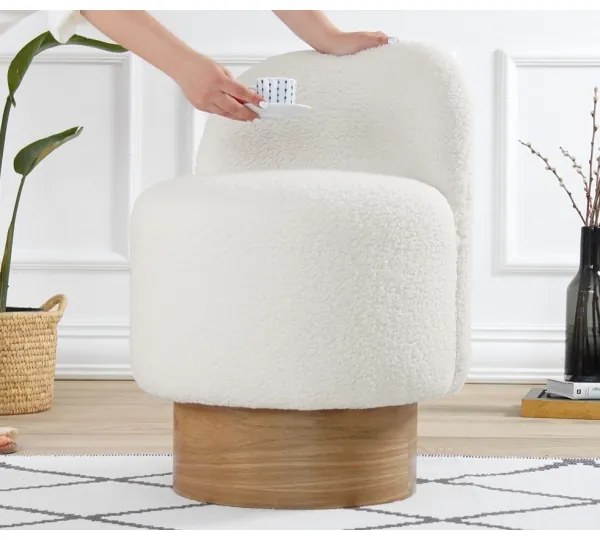 RIKI gyerekfotel 40x47 cm, fehér