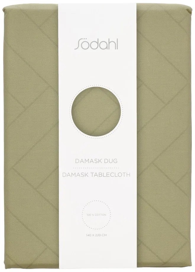Damaszt asztalterítő 140x320 cm Tiles Damask – Södahl