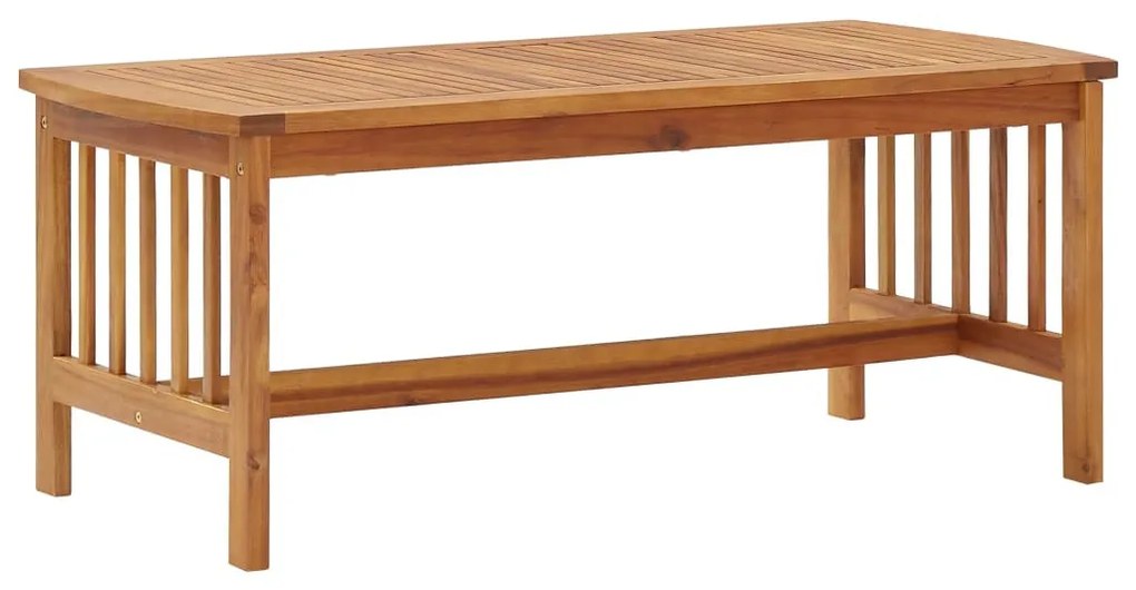 Tömör akácfa dohányzóasztal 102 x 50 x 43 cm