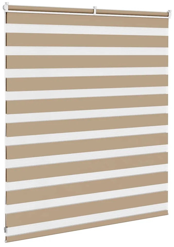 zebrafüggönnyel homokbarna szövetszélesség 115,9 cm poliészter