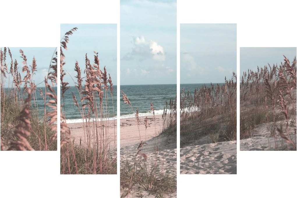 Kép - Rózsaszín strand (150x105 cm)
