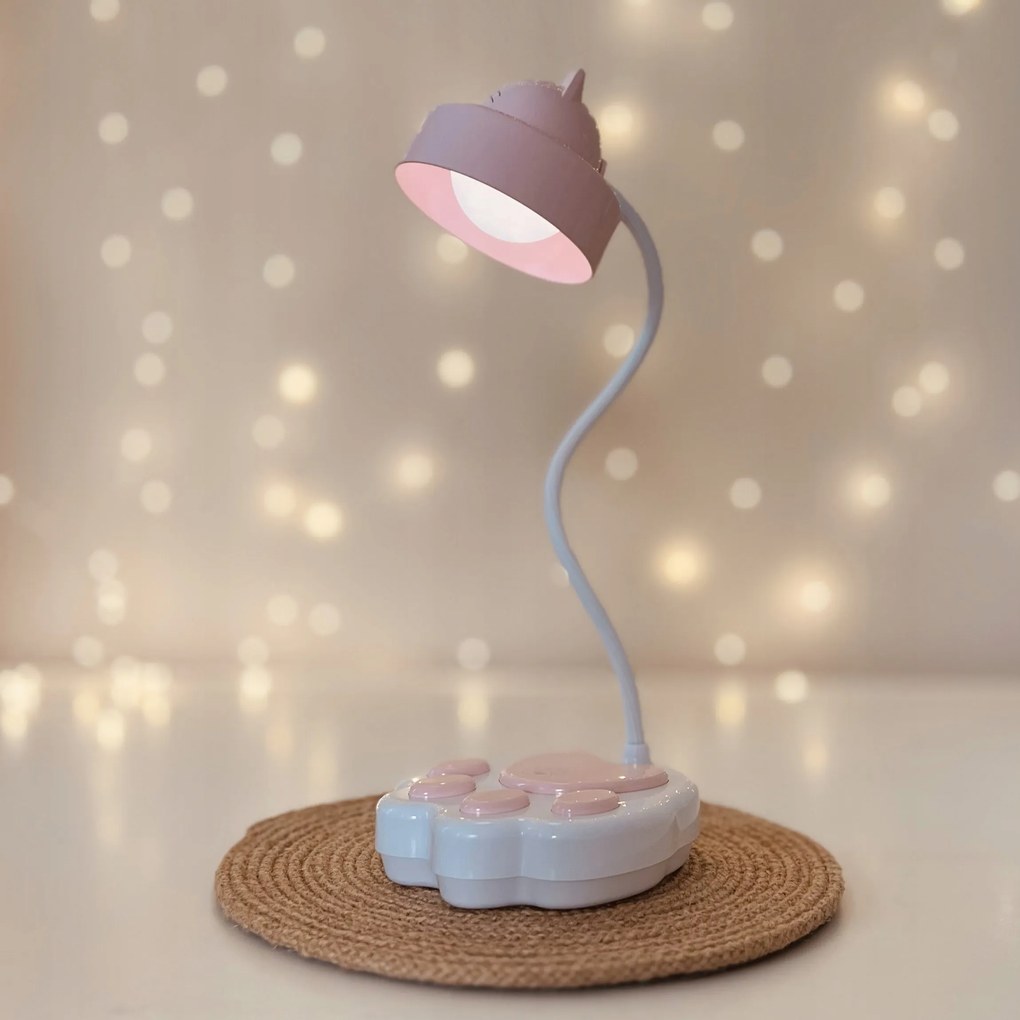 Led-es Olvasóasztali Lámpa Lányoknak Gyerekeknek Rózsaszín Éjszakai