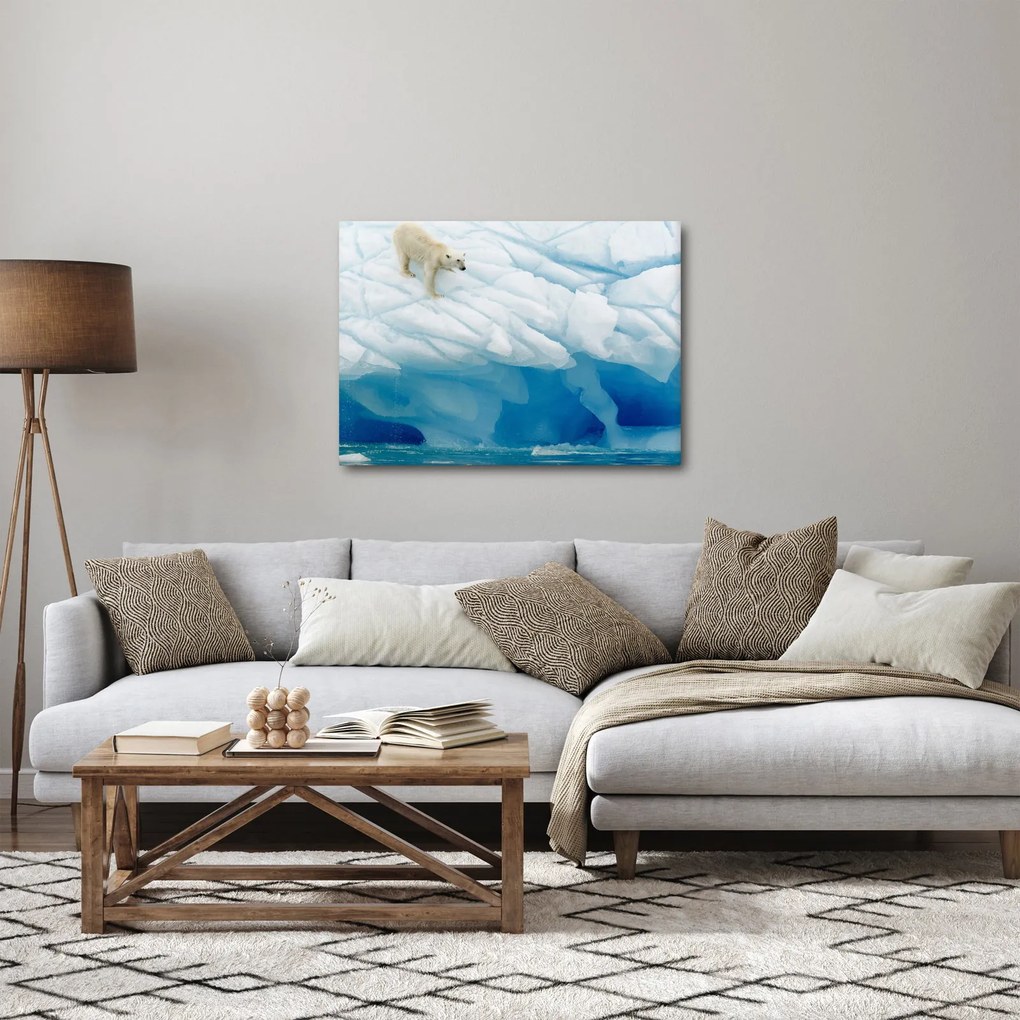 Kép - Jegesmedve (70x50 cm)