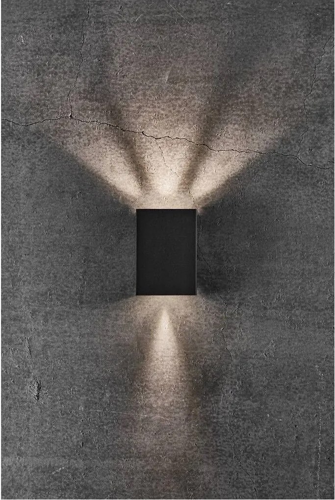 Nordlux modern kültéri fali lámpa fold 10 fekete nor2019041003 IP54