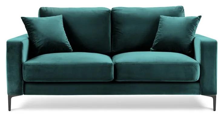 Harmony türkiz bársony kanapé, 158 cm - Kooko Home