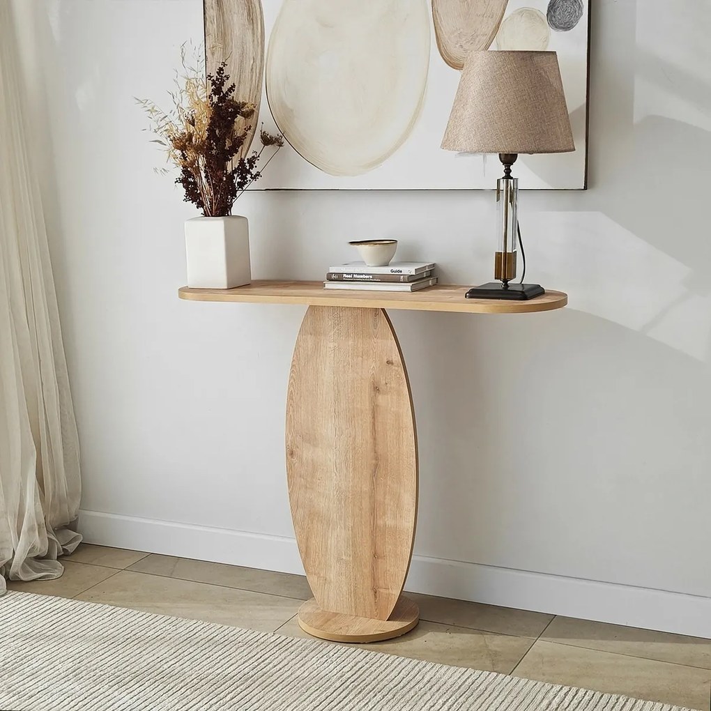Ellittica Sapphire Oak összecsukható konzolasztal
