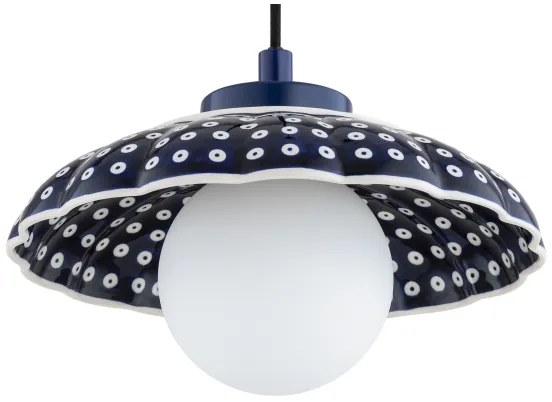 Argon 8948 - BOLL kábellel függesztett csillár 1xG9/6W/230V kék