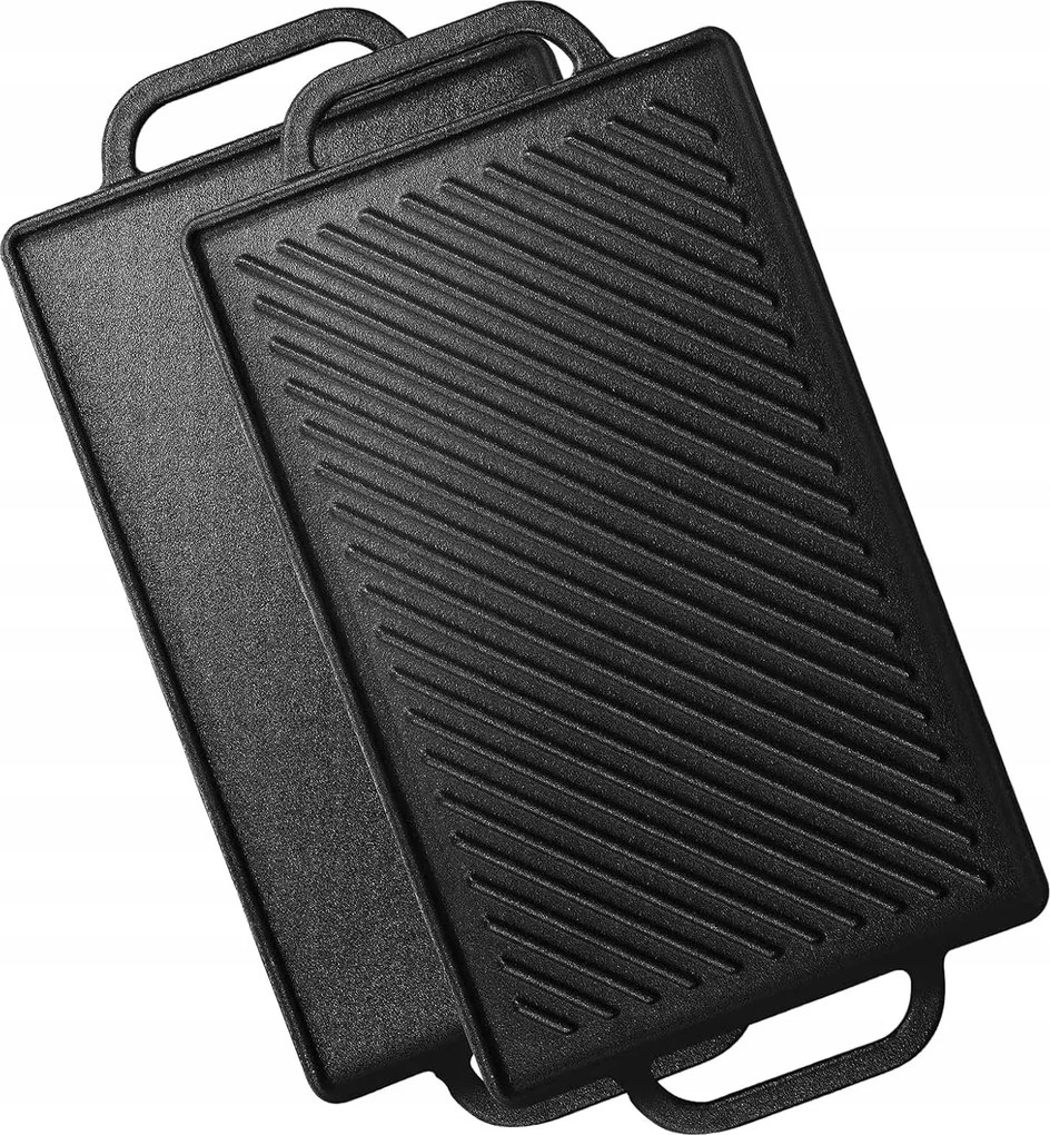 Gftime Öntöttvas grillezőlap 33 x 21 cm