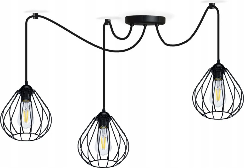 Mennyezeti Lámpa Csillár Nappali Asztal Fölé Pók 3