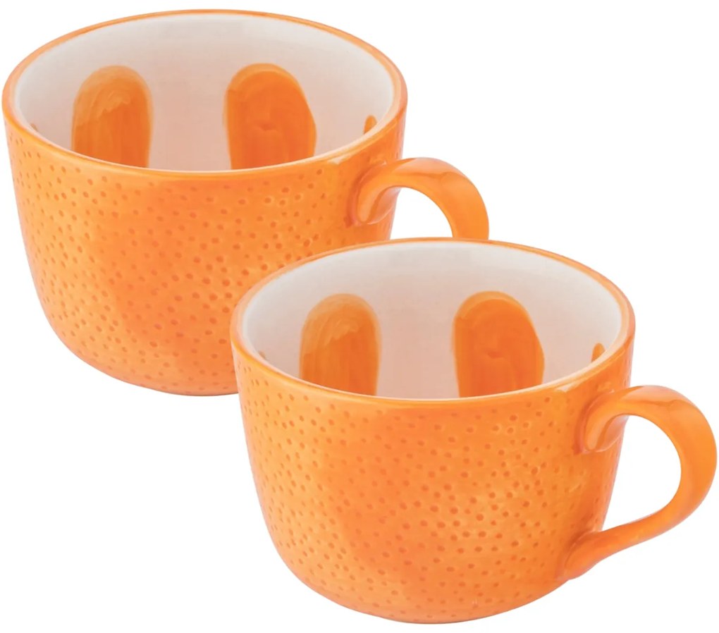 Altom Kerámia jumbo bögrék Tropicana narancs 470ml, 2 db