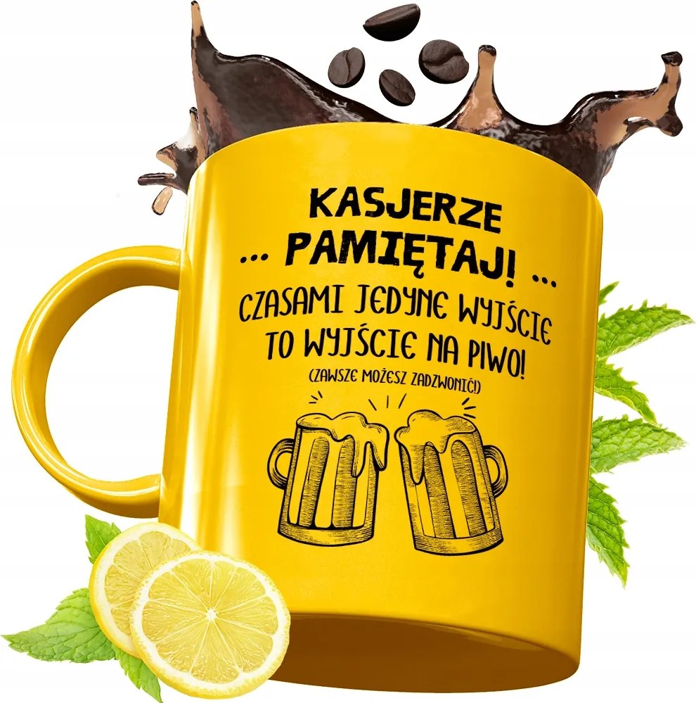 Prémium Arany Bögre Pénztárosnak Ajándék Nyomtatott Fotóval