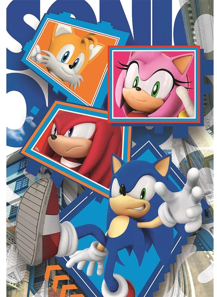 Sonic a sündisznó Action 104 db-os puzzle Clementoni
