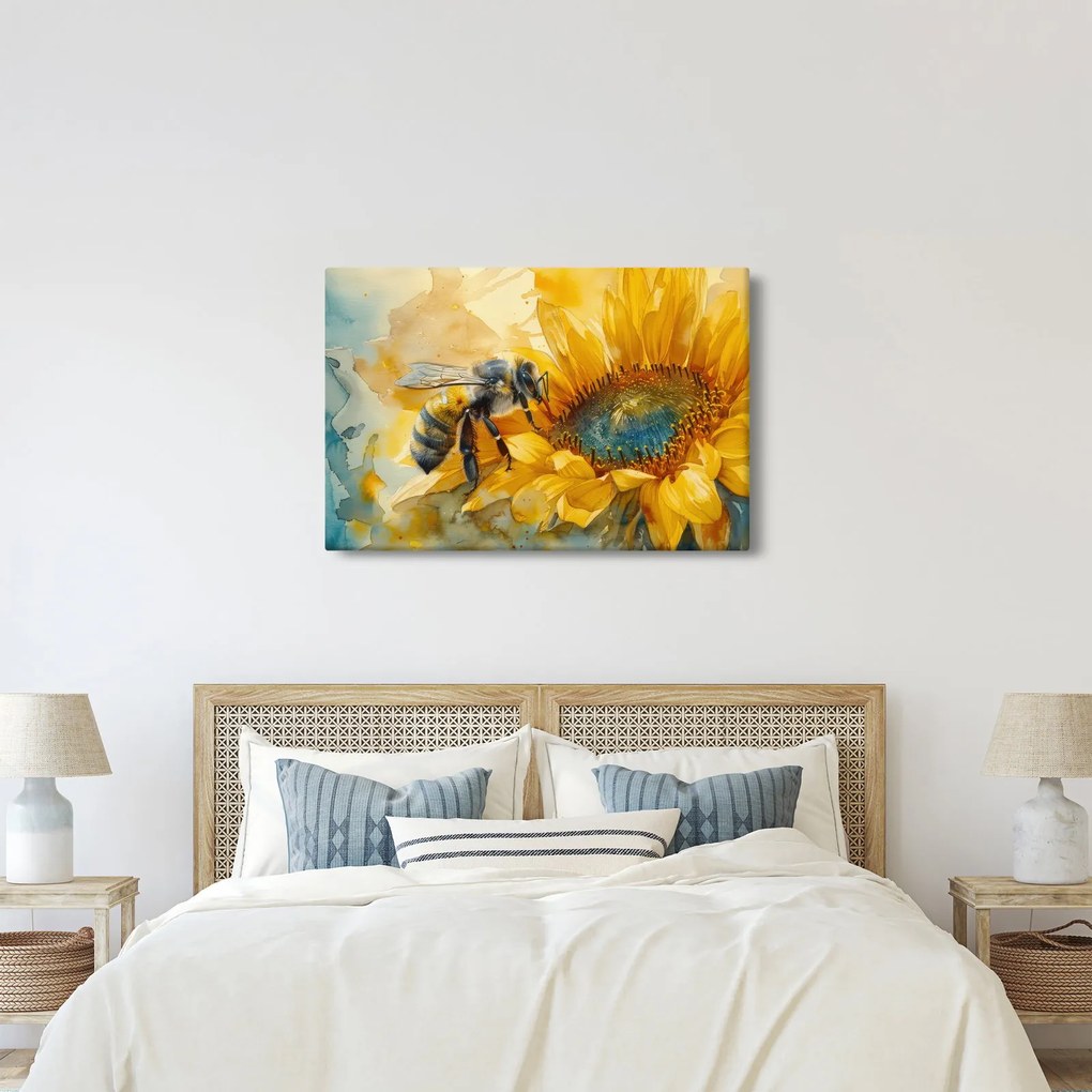Kép - Méh, akvarell (90x60 cm)