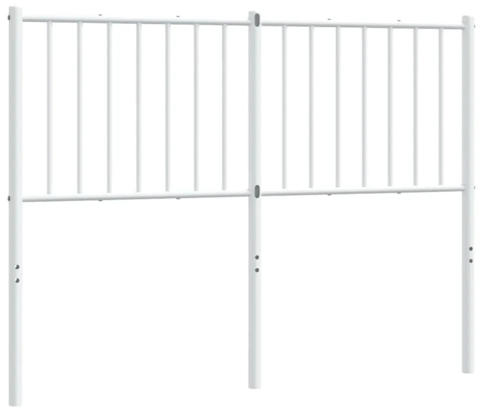 fehér fém fejtámla 120 cm