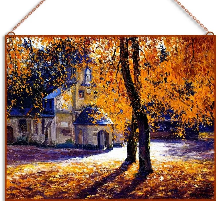 Guy Orlando Rose - Notre Dame de Grace üvegkép, falikép