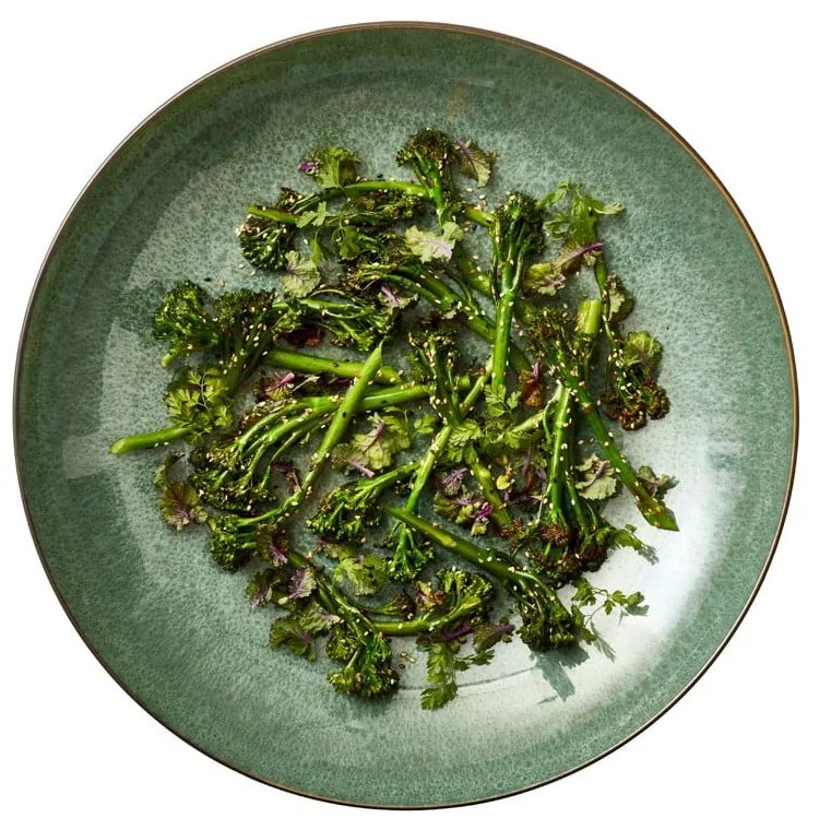 Zöld-fekete kőedény tál ø 40 cm Gastro Black/Green – Bitz