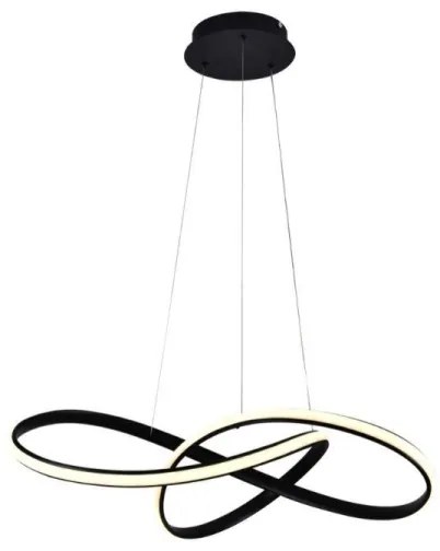 LED állítható fényerejű csillár kábellel LED/70W/230V 3000-6500K fekete + DO