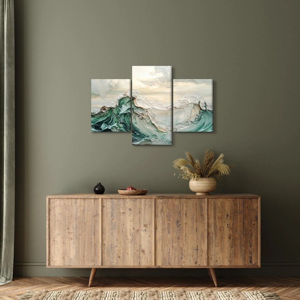 Kép - 3D tengeri absztrakció (90x60 cm)