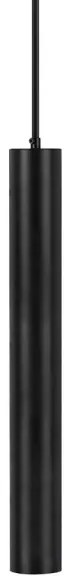 Csillár zsinóron 1xGU10/35W/230V 50 cm fekete