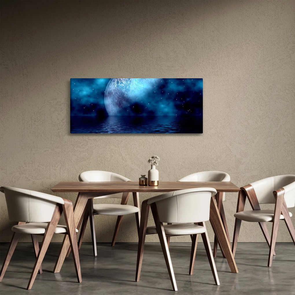 A hold képe a tenger felett (120x50 cm)