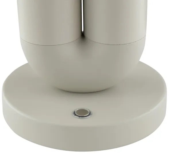 Brilliant - dimmelhető, újratölthető érintésvezérlésű asztali lámpa SAYU LED/2,5W/5V 2700K IP44 szürke