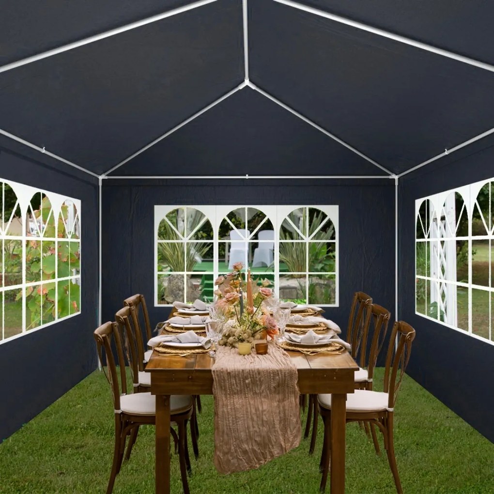 NEAPOL rendezvénysátor, 3x6m, antracit Jurhan