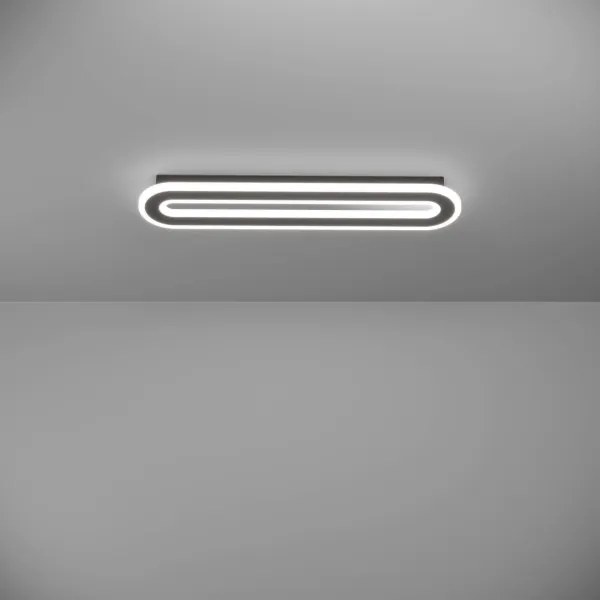 Eglo 901243 - LED Dimmelhető mennyezeti lámpa MACCHIONI LED/20W/230V fekete + + távirányító