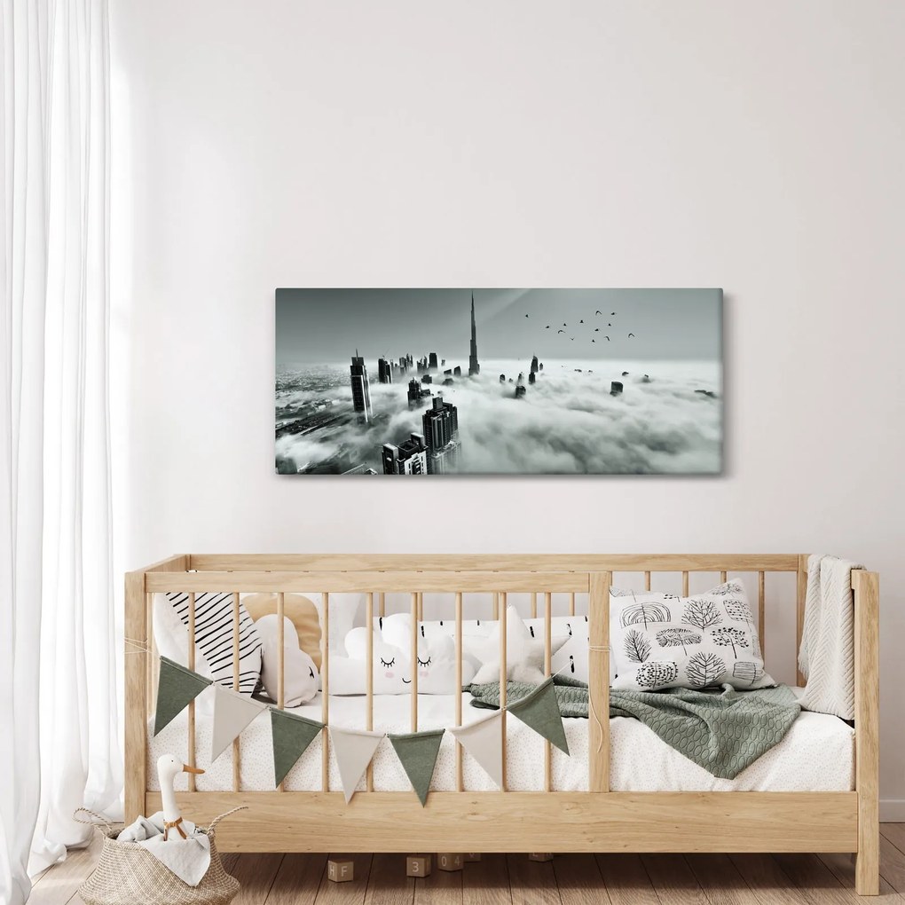 Kép - Felhőkarcolók Dubaiban (120x50 cm)