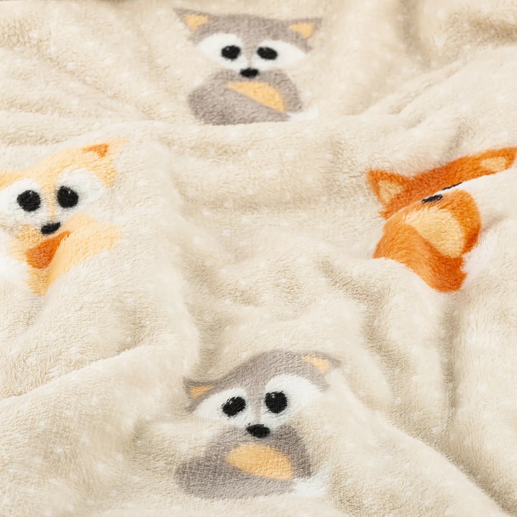 4Home Soft Dreams Little Fox pléd, 150 x 200 cm
