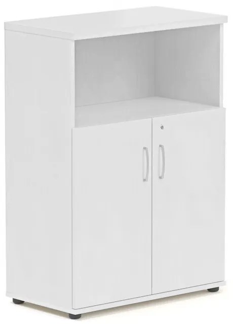 Visio közepes szekrény 80 x 38,5 x 113 cm, fehér